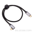 USB Tipo C Cable 3.1 Gen2 10 Gbps Ángulo